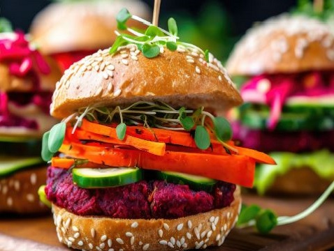 Vegetarischer Burger